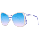 Pucci Schmetterling Sonnenbrille EP0168 5824W in Creme – 45° Seitenansicht