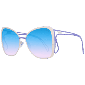 Pucci Schmetterling Sonnenbrille EP0168 5824W in Creme – 45° Seitenansicht