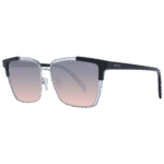 Pucci Katzenaugen Sonnenbrille EP0171 5705B in Schwarz – 45° Seitenansicht