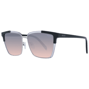 Pucci Katzenaugen Sonnenbrille EP0171 5705B in Schwarz – 45° Seitenansicht