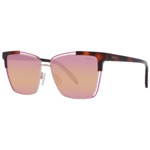 Pucci Katzenaugen Sonnenbrille EP0171 5756T in Braun – 45° Seitenansicht