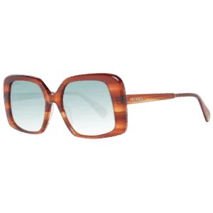 Max & Co Quadrat Sonnenbrille MO0031 5545P in Braun – 45° Seitenansicht