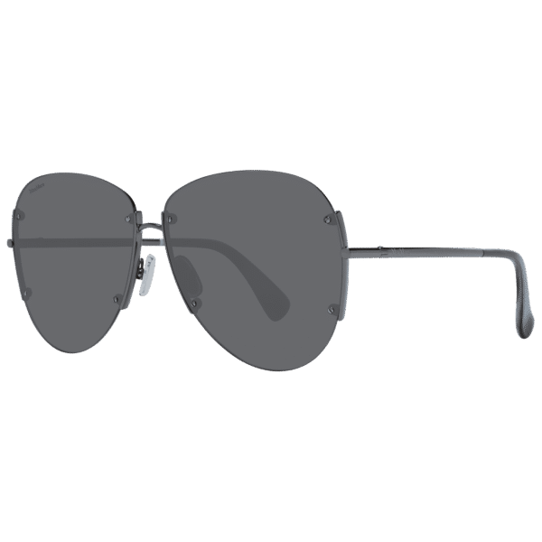 Max Mara Pilotenbrille Sonnenbrille MM0001 6208A in Gunmetal – 45° Seitenansicht