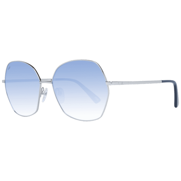 Web Sonnenbrille WE0320 6016X – 45° Seitenansicht Web Quadrat Sonnenbrille WE0320 6016X in Silber – 45° Seitenansicht