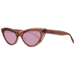 Pucci Katzenaugen Sonnenbrille EP0181 5347F in Braun – 45° Seitenansicht
