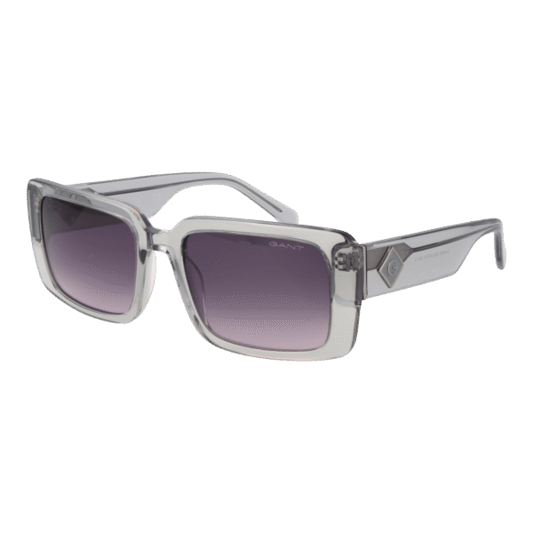 Gant Rechteck Sonnenbrille GA8088 5620B in Grau – 45° Seitenansicht