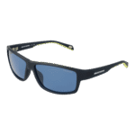 Skechers Rechteck Sonnenbrille SE6159 6291V in Blau – 45° Seitenansicht