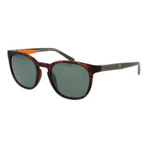Timberland Rund Sonnenbrille TB9274 5352H in Braun – 45° Seitenansicht