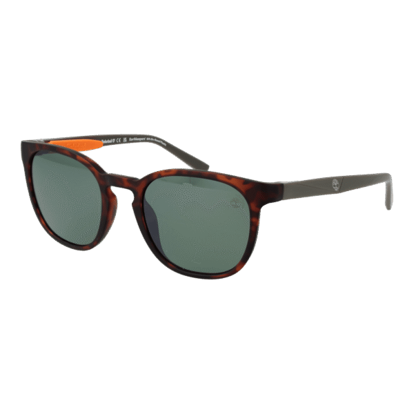 Timberland Rund Sonnenbrille TB9274 5352H in Braun – 45° Seitenansicht