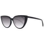 Pucci Katzenaugen Sonnenbrille EP0183 5801F in Schwarz – 45° Seitenansicht