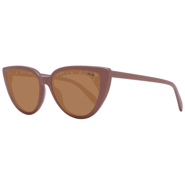 Pucci Katzenaugen Sonnenbrille EP0183 5845E in Rosa – 45° Seitenansicht