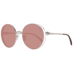 Pucci Rund Sonnenbrille EP0187 5628S in Rosé Gold – 45° Seitenansicht