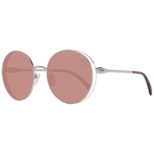 Pucci Rund Sonnenbrille EP0187 5628S in Rosé Gold – 45° Seitenansicht