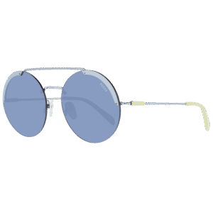 Pucci Rund Sonnenbrille EP0189 5816A in Grau – 45° Seitenansicht