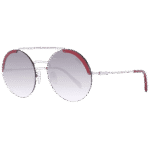 Pucci Rund Sonnenbrille EP0189 5832F in Gold – 45° Seitenansicht