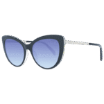 Pucci Katzenaugen Sonnenbrille EP0191 5601B in Schwarz – 45° Seitenansicht