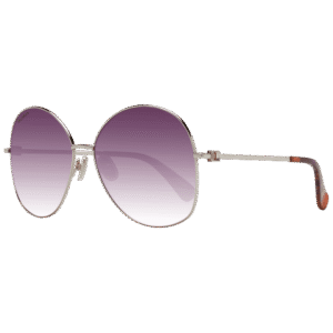 Max Mara Rund Sonnenbrille MM0034 6030F in Gold – 45° Seitenansicht