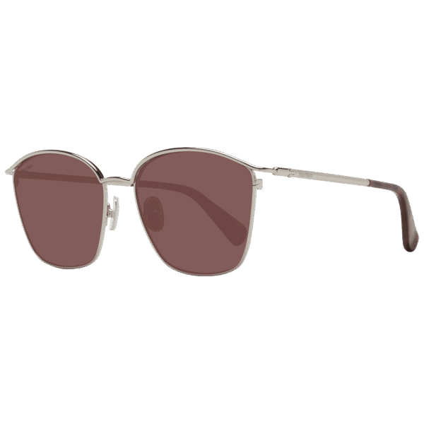 Max Mara Rechteck Sonnenbrille MM0043 5552E in Gold – 45° Seitenansicht