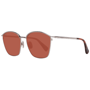 Max Mara Rechteck Sonnenbrille MM0043 5554E in Rosé Gold – 45° Seitenansicht
