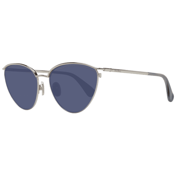 Max Mara Katzenaugen Sonnenbrille MM0044 5663A in Silber – 45° Seitenansicht