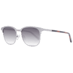 Guess Browline Sonnenbrille GU00052 5408P in Silber – 45° Seitenansicht