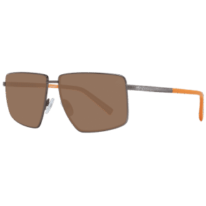 Timberland Rechteck Sonnenbrille TB9286 5948H in Braun – 45° Seitenansicht