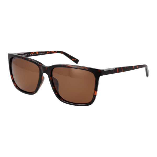 Timberland Quadrat Sonnenbrille TB9280-H 5952H in Braun – 45° Seitenansicht