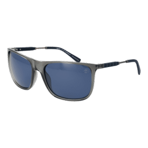 Timberland Rechteck Sonnenbrille TB9281 6220D in Grau – 45° Seitenansicht