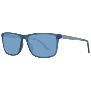 Harley-Davidson Rechteck Sonnenbrille HD0970X 5891V in Blau – 45° Seitenansicht
