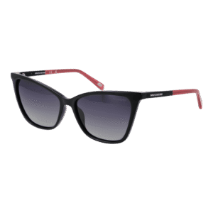 Skechers Katzenaugen Sonnenbrille SE6170 5701D in Schwarz – 45° Seitenansicht