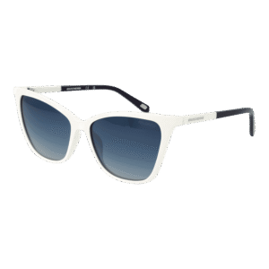 Skechers Katzenaugen Sonnenbrille SE6170 5721D in Weiß – 45° Seitenansicht