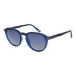 Skechers Panto Sonnenbrille SE6207 5190D in Blau – 45° Seitenansicht