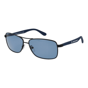 BMW Motorsport Rechteck Sonnenbrille BS0017 6002M in Schwarz – 45° Seitenansicht