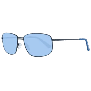 BMW Motorsport Rechteck Sonnenbrille BS0025 6002M in Schwarz – 45° Seitenansicht