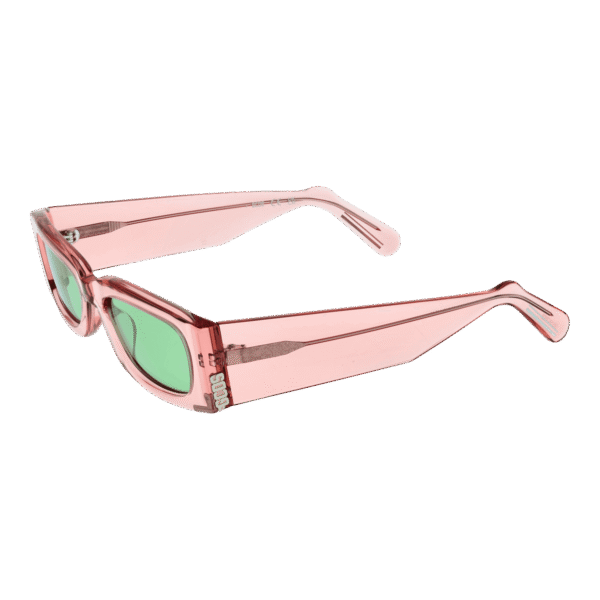 GCDS Rechteck Sonnenbrille GD0020 5272N in Rosa – 45° Seitenansicht