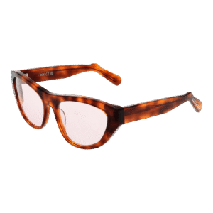 GCDS Katzenaugen Sonnenbrille GD0010 5853S in Braun – 45° Seitenansicht
