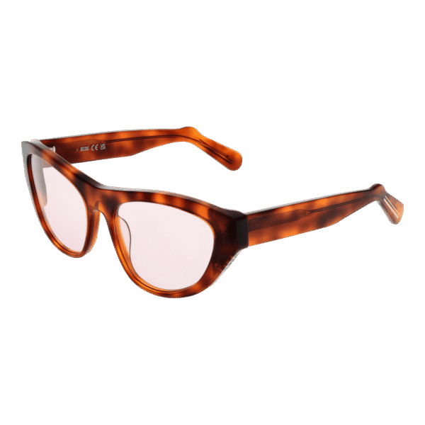 GCDS Katzenaugen Sonnenbrille GD0010 5853S in Braun – 45° Seitenansicht
