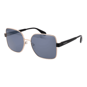 Max & Co Schmetterling Sonnenbrille MO0061 5701A in Rosé Gold – 45° Seitenansicht