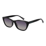 Skechers Katzenaugen Sonnenbrille SE6218 5501D in Schwarz – 45° Seitenansicht
