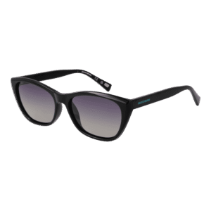 Skechers Katzenaugen Sonnenbrille SE6218 5501D in Schwarz – 45° Seitenansicht