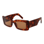 Tod's Rechteck Sonnenbrille TO0348 5253E in Blau – 45° Seitenansicht