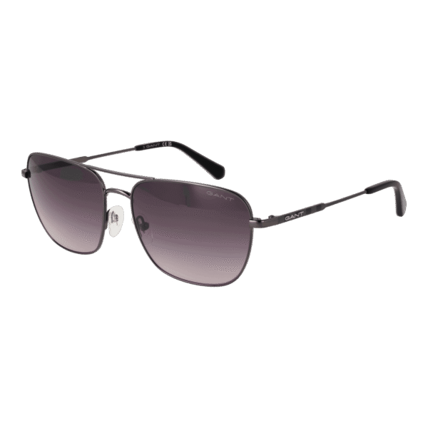 Gant Pilotenbrille Sonnenbrille GA7221 5814B in Gunmetal – 45° Seitenansicht