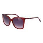 Gant Schmetterling Sonnenbrille GA8093 5566B in Rot – 45° Seitenansicht