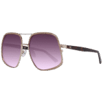 Marciano by Guess Quadrat Sonnenbrille GM0826 6032T in Gold – 45° Seitenansicht