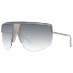 Max Mara Pilotenbrille Sonnenbrille MM0050 7032C in Silber – 45° Seitenansicht