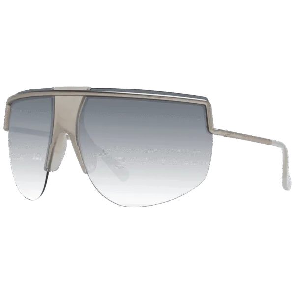 Max Mara Pilotenbrille Sonnenbrille MM0050 7032C in Silber – 45° Seitenansicht