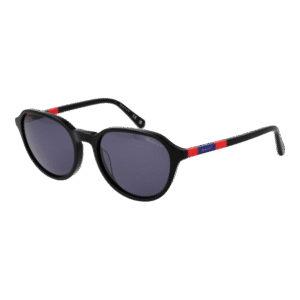 Gant Panto Sonnenbrille GA7224 5301A in Schwarz – 45° Seitenansicht