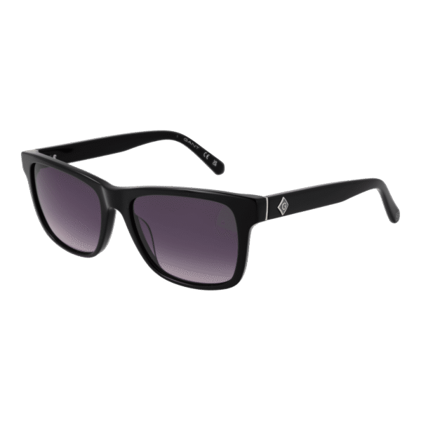 Gant Quadrat Sonnenbrille GA7227 5601B in Schwarz – 45° Seitenansicht
