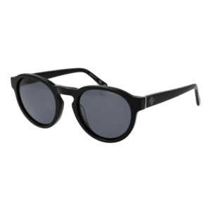 Gant Rund Sonnenbrille GA7228 5201A in Schwarz – 45° Seitenansicht
