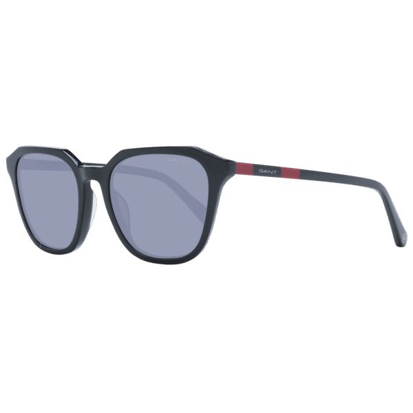 Gant Rechteck Sonnenbrille GA8099 5001A in Schwarz – 45° Seitenansicht